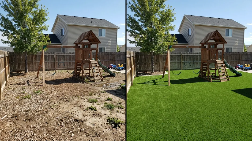 Result artificial grass installation in Twin Falls - Twin Falls Artificial Grass Installation