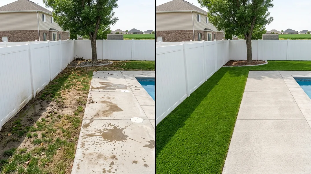 Result artificial grass installation in Twin Falls - Twin Falls Artificial Grass Installation