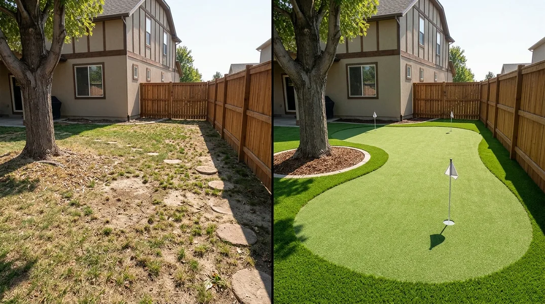 Result artificial grass installation in Twin Falls - Twin Falls Artificial Grass Installation